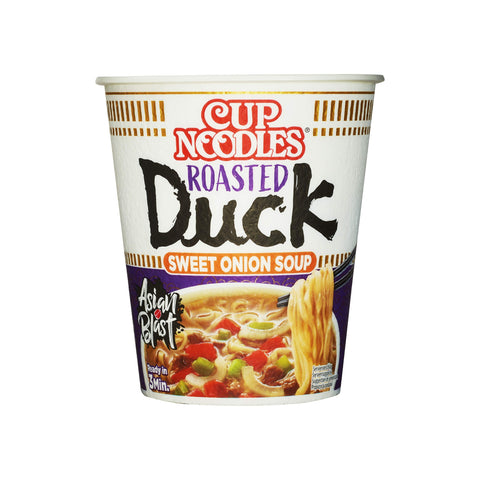 Nissin Instant Nudeln Cup Roasted Duck 65 G - verpackung-ganz