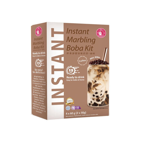 O's bubble Instant Boba Schwarzer Tee 240 G verpackung