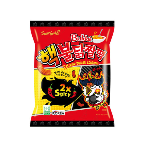 Samyang Extreme Zzaldduk Snacks 2 x Spicy 80 g